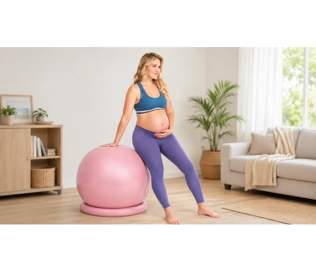 MOMCOZY Piłka porodowa MB01 BIRTHEASE, różowa - 1594815 - zdjęcie 4
